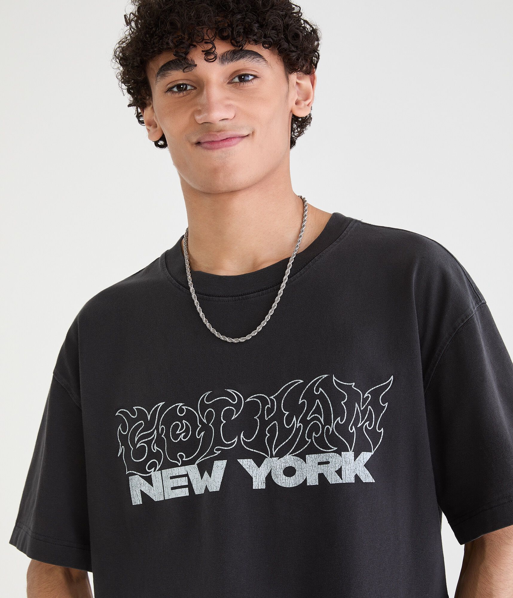 Gotham New York Boxy Graphic Tee