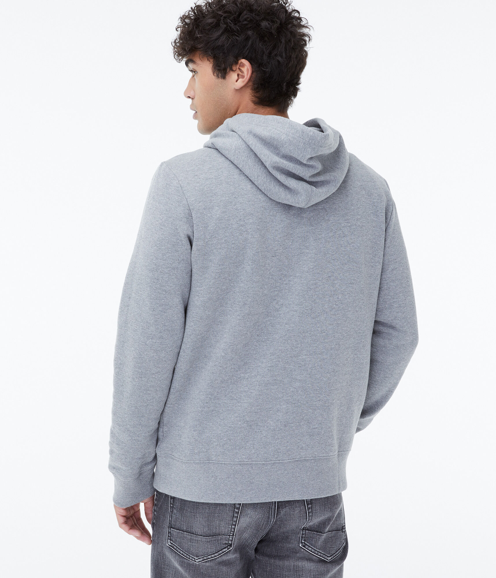 Aero Logo Block Letter Pullover Hoodie