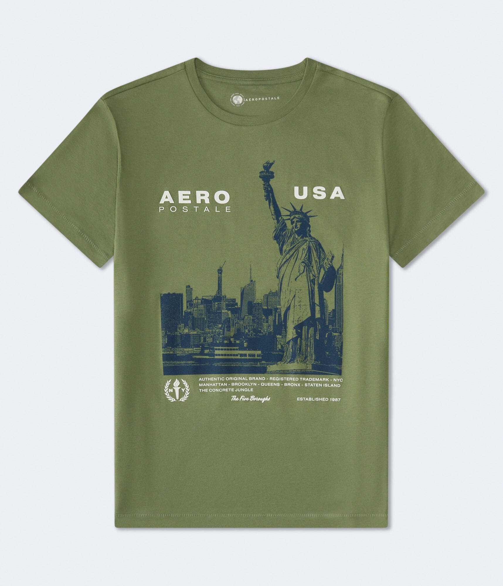 Aeropostale USA Statue Of Liberty Graphic Tee