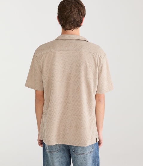 Jacquard Knit Shirt Jacquard Knit Shirt