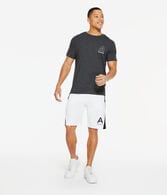 Aero Logo Sleeve Tape Stretch Graphic Tee