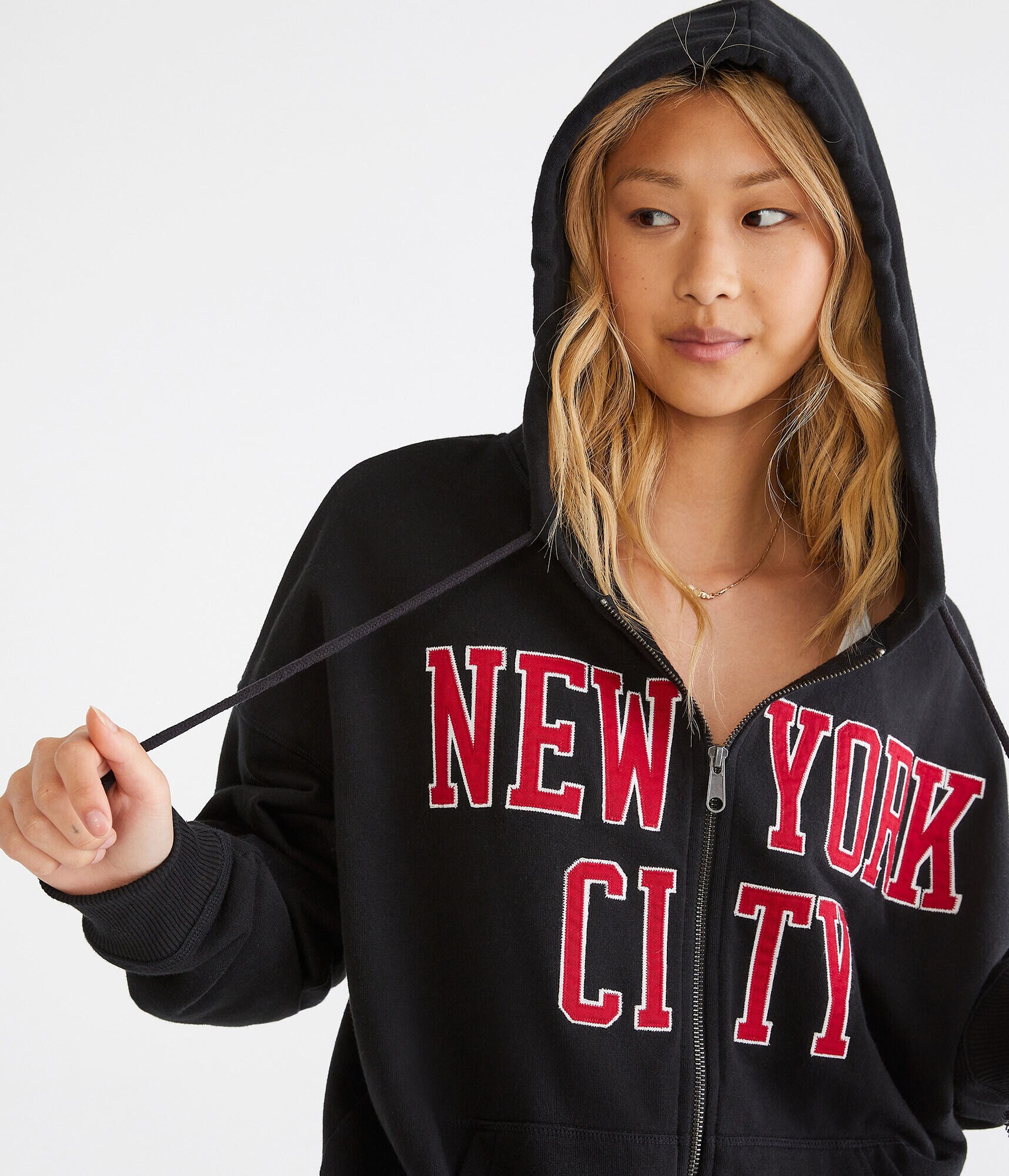 New York City Oversized Full-Zip Hoodie