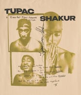 Tupac River Flows Forever Relaxed Graphic Tee
