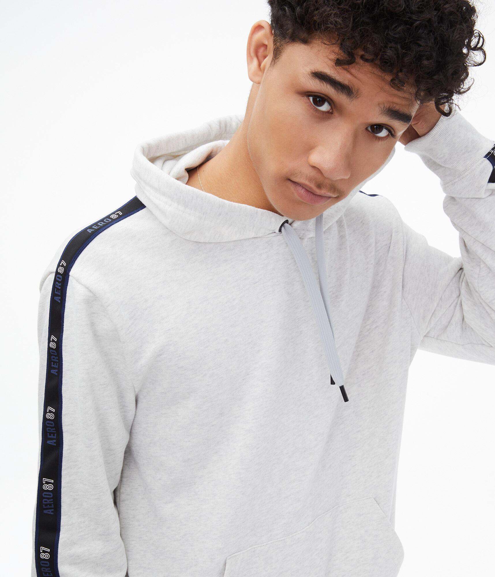 Retro Sport A87 Stripe Pullover Hoodie