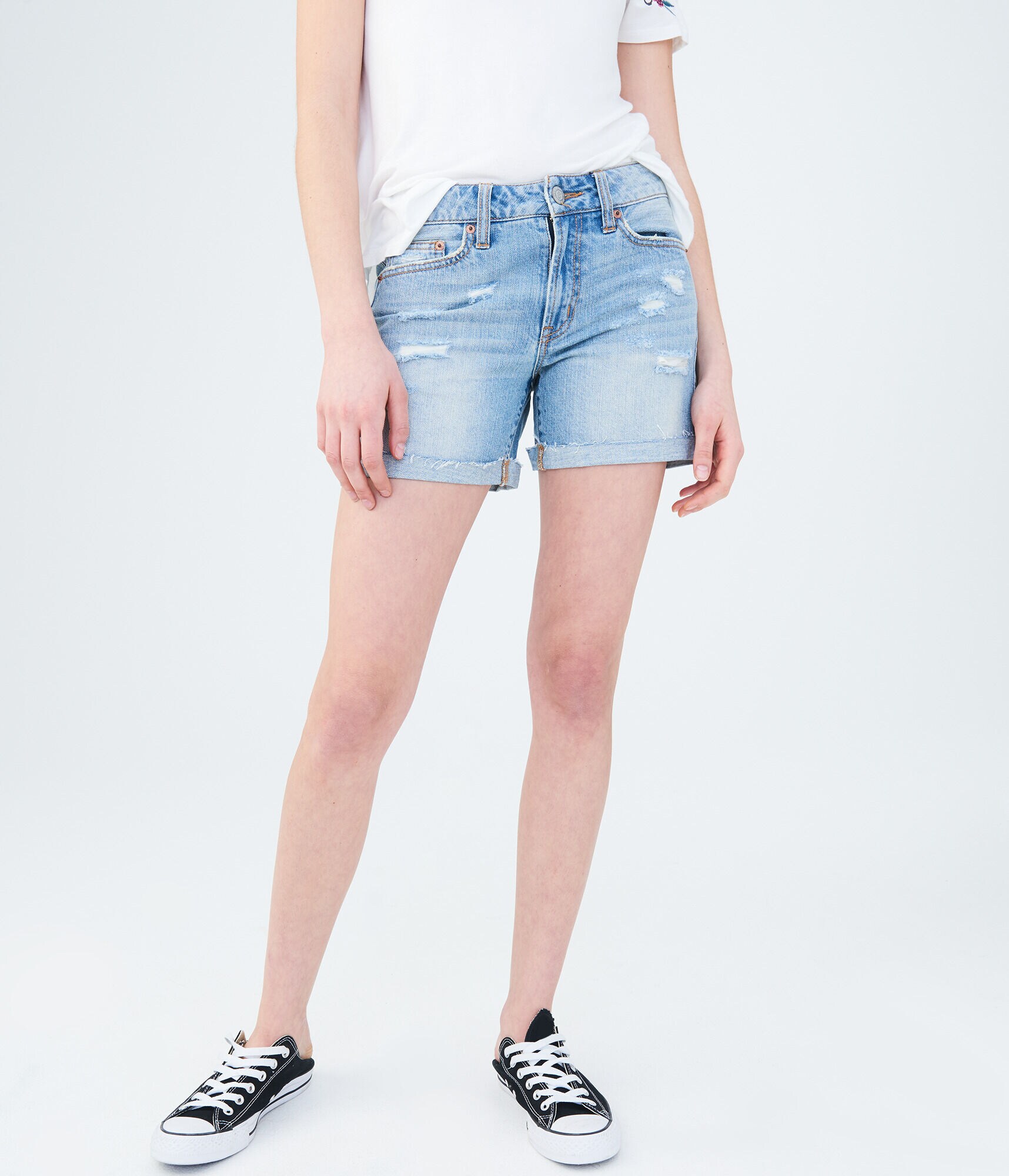 tomboy denim shorts