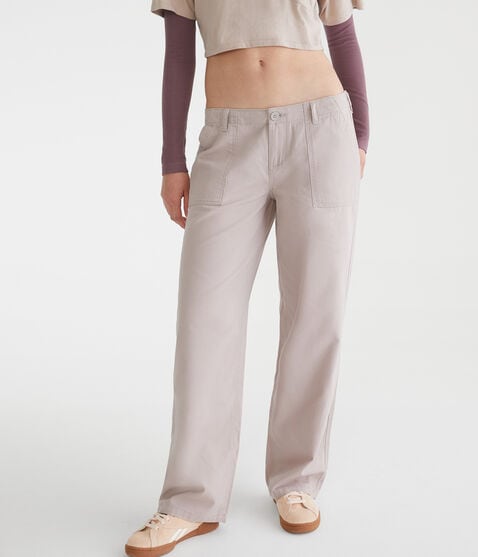 Low-Rise Straight Leg Pants Low-Rise Straight Leg Pants