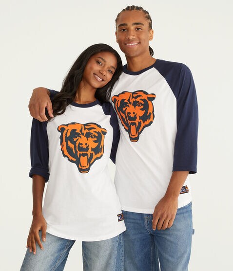 3/4 Sleeve Chicago Bears Relaxed Raglan Tee