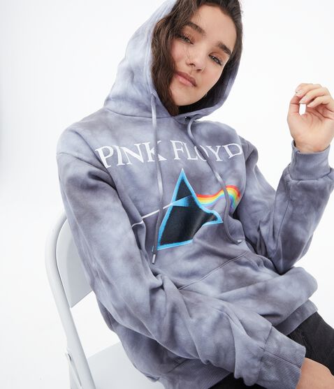 Pink Floyd Tie-Dye Oversized Pullover Hoodie Pink Floyd Tie-Dye Oversized Pullover Hoodie