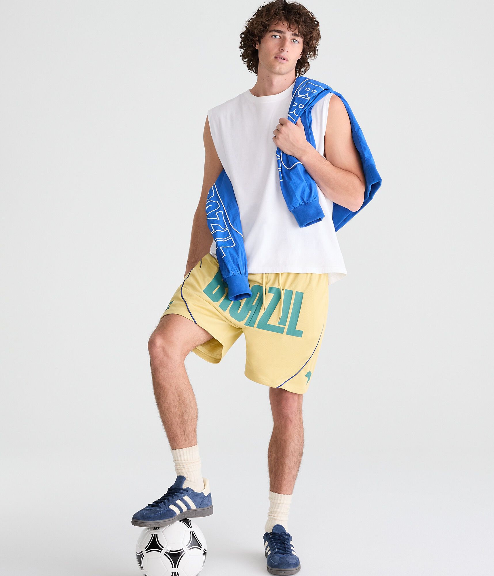 Brazil Football Mesh Shorts