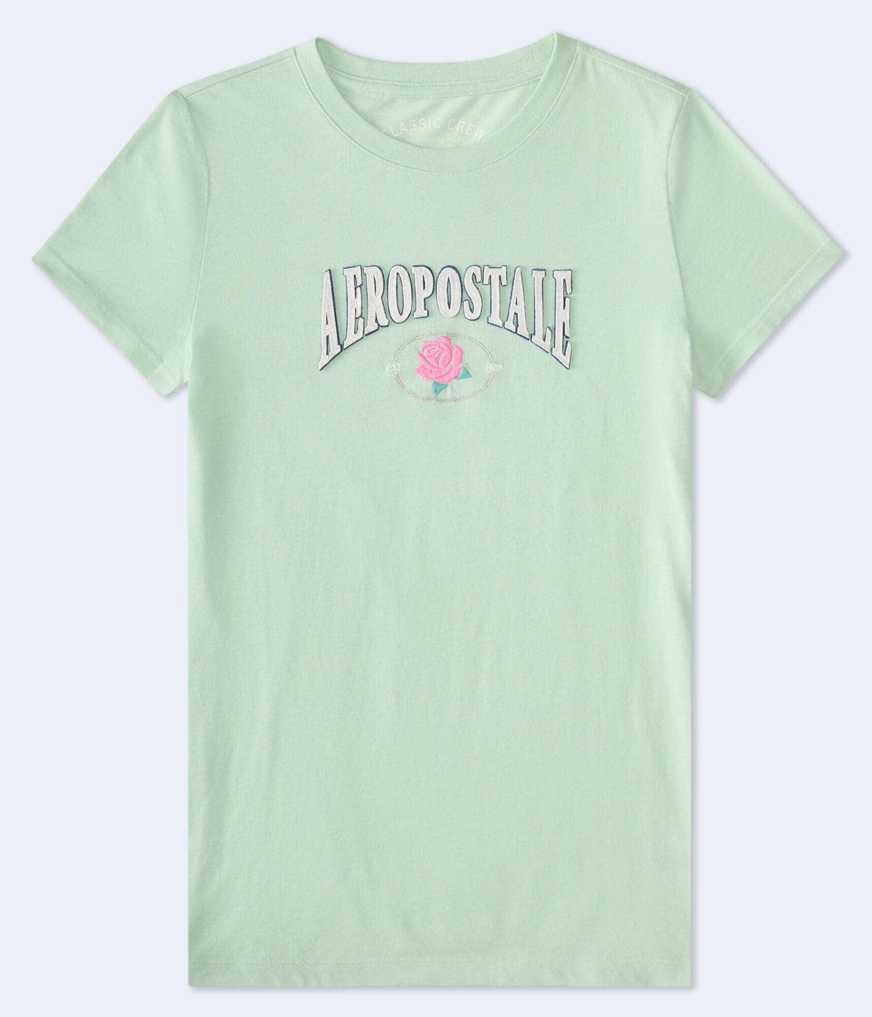 Aeropostale Rose Appliqu&eacute; Graphic Tee