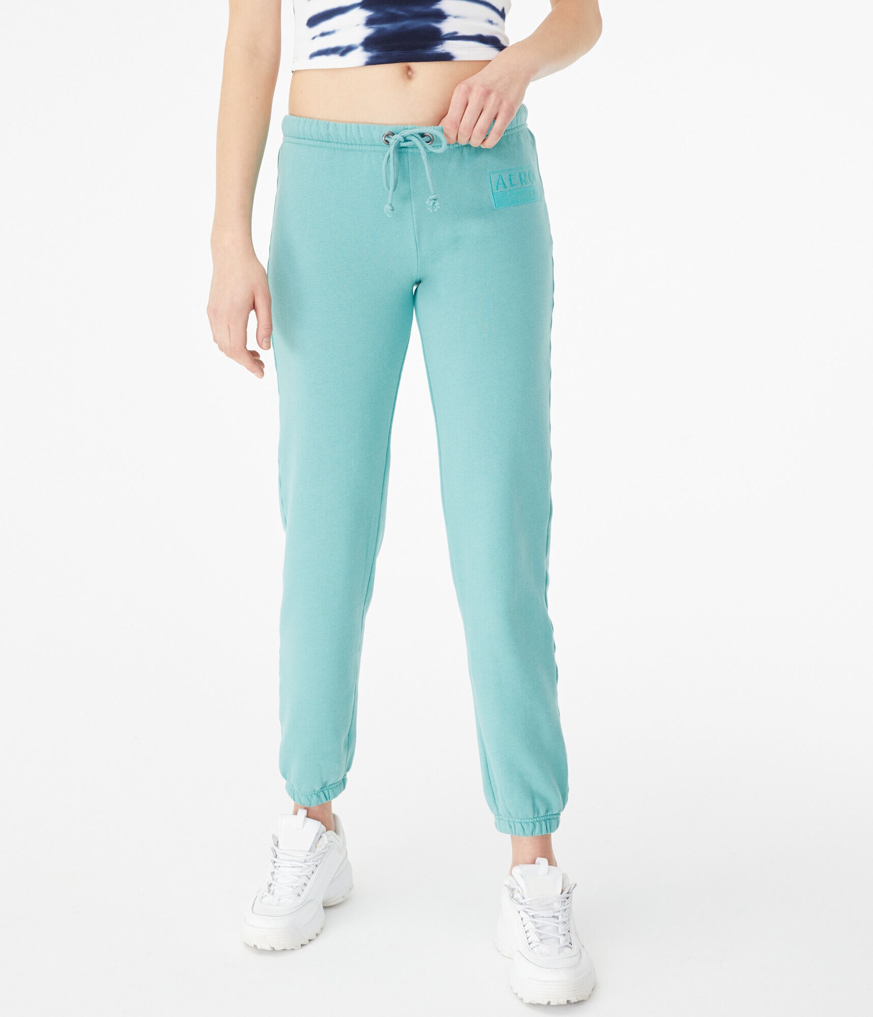 Aero California Box Logo Cinched Sweatpants***