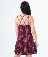 Floral Strappy Skater Dress