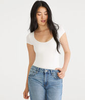 Seriously Soft Smooth V-Neck Bodysuit