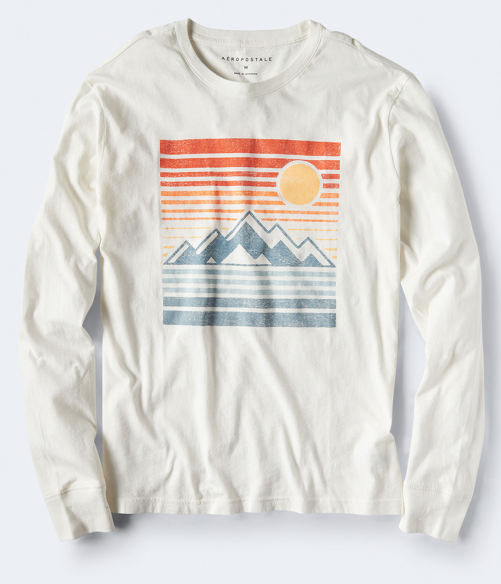 Long Sleeve Mountain &amp; Sun Graphic Tee