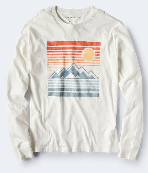 Long Sleeve Mountain & Sun Graphic Tee Long Sleeve Mountain & Sun Graphic Tee