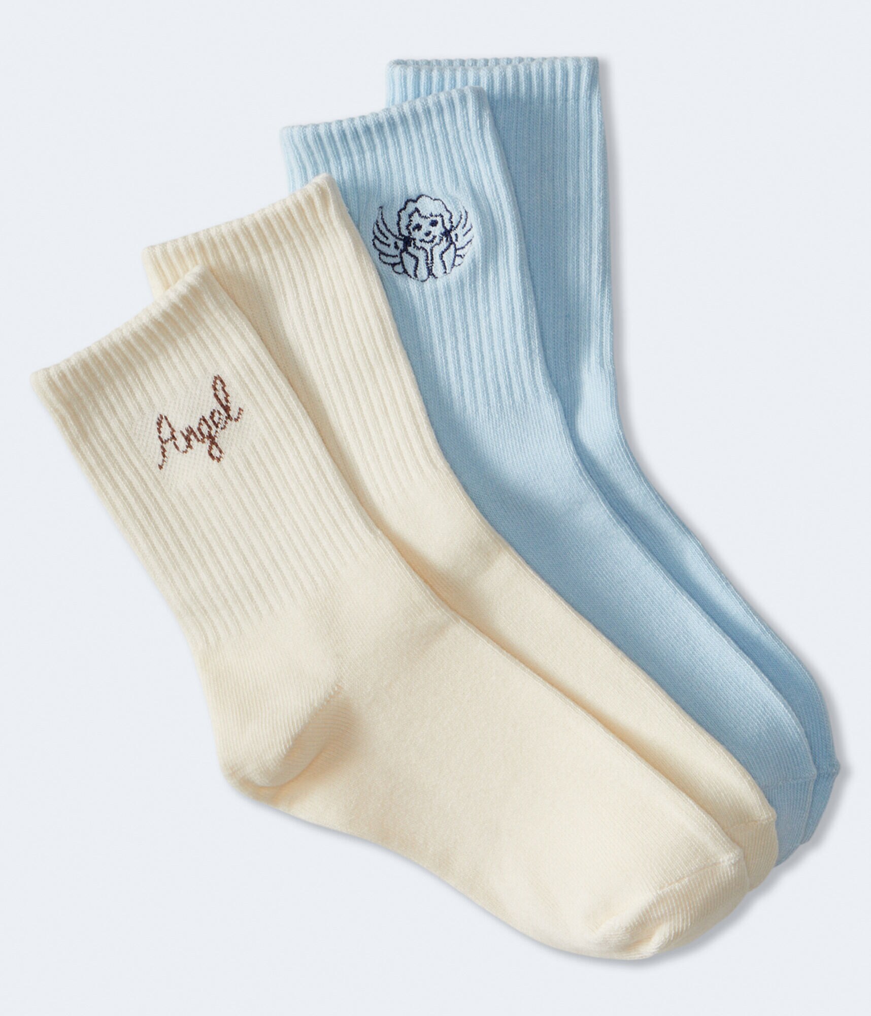 Angel Crew Sock 2-Pack