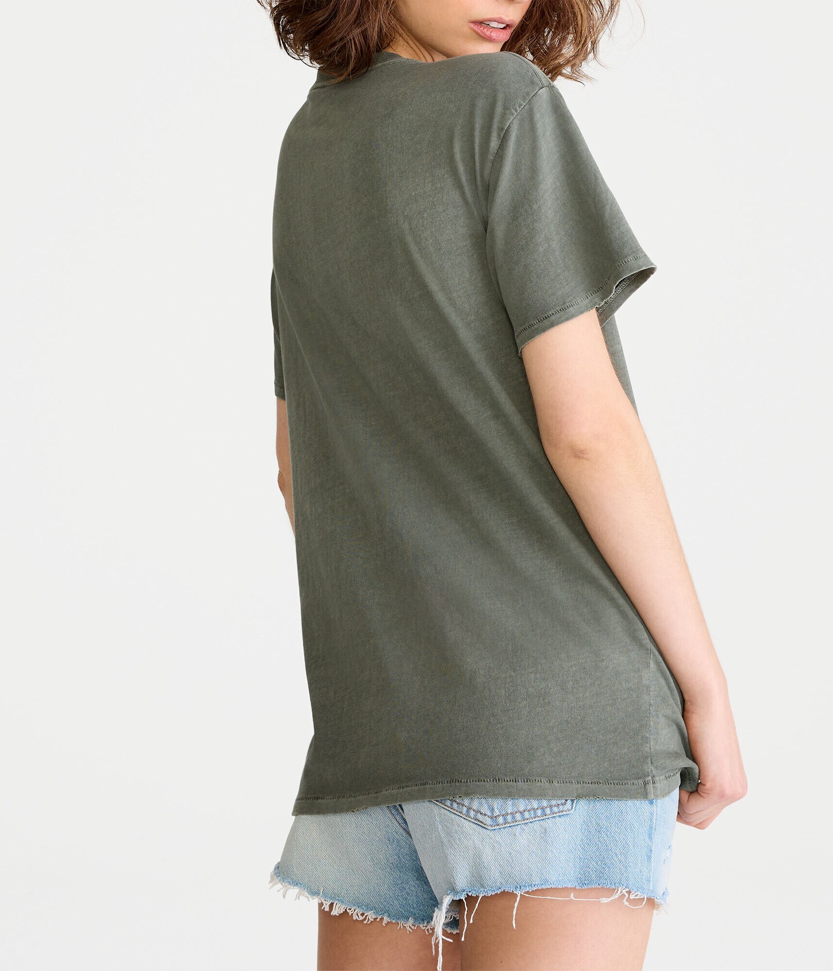 Washed Loose Fit Crew Tee