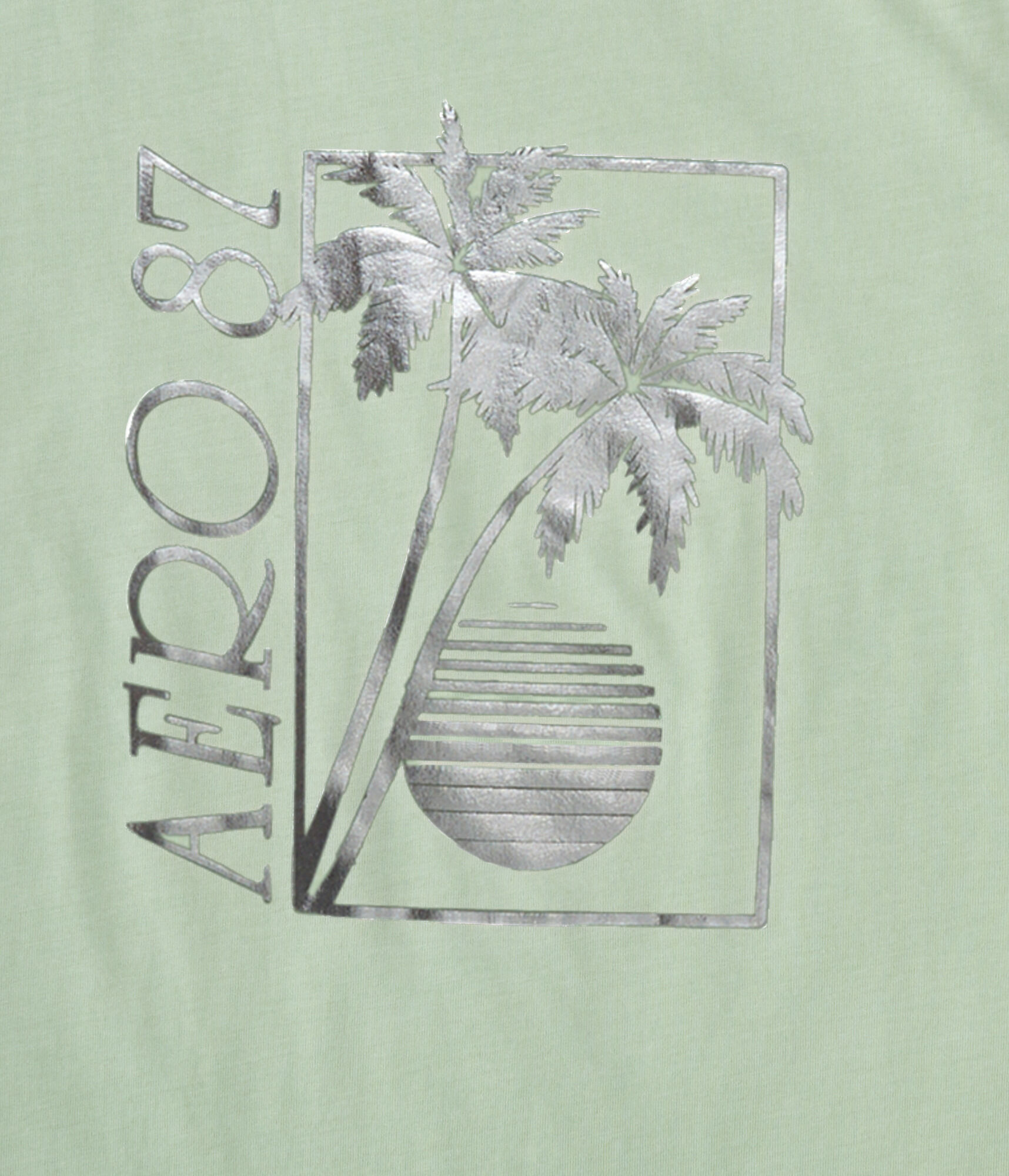 Aero 87 Palm Sunset Foil Graphic Tee