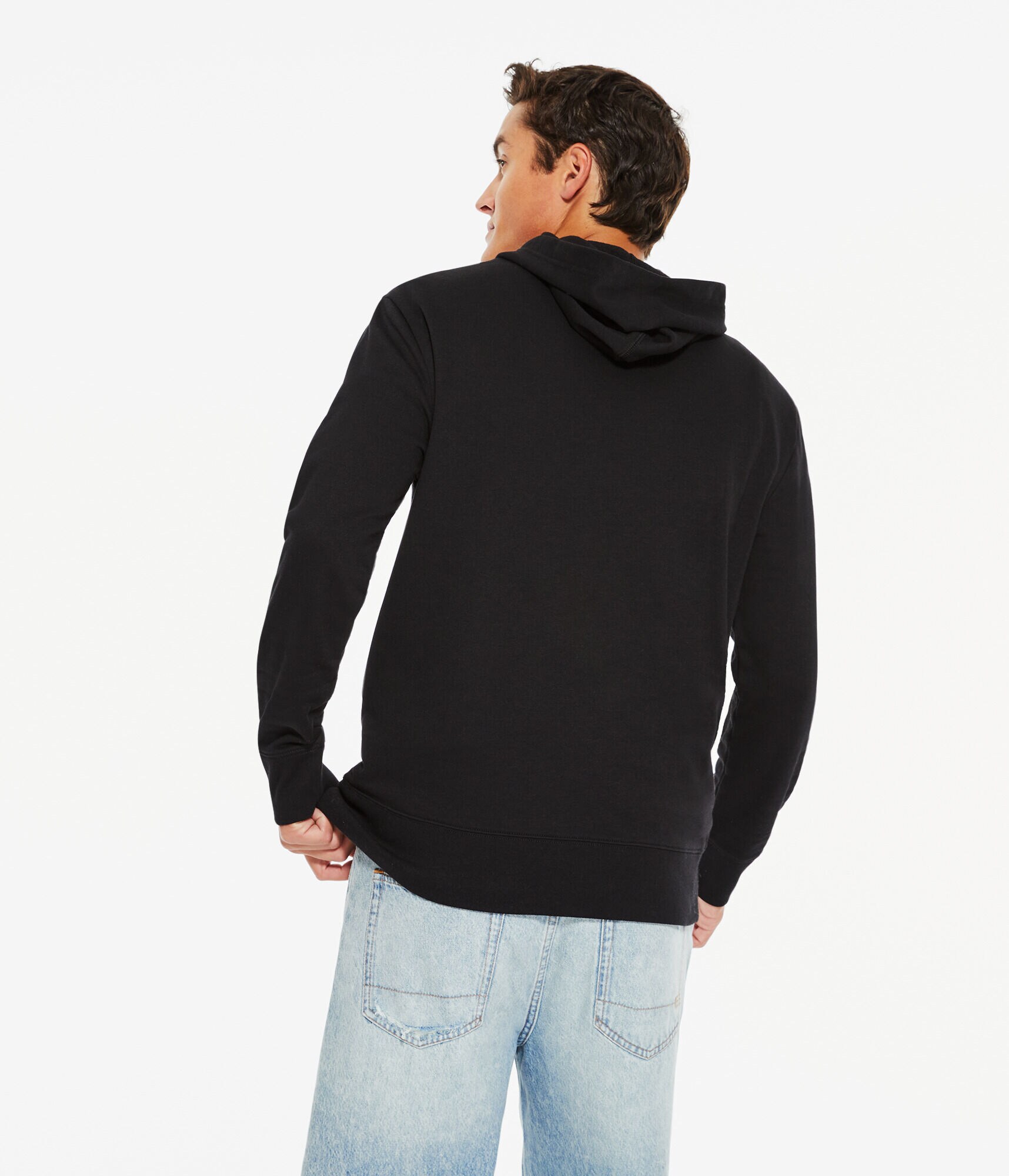 Aero Original Brand Box Logo Pullover Hoodie