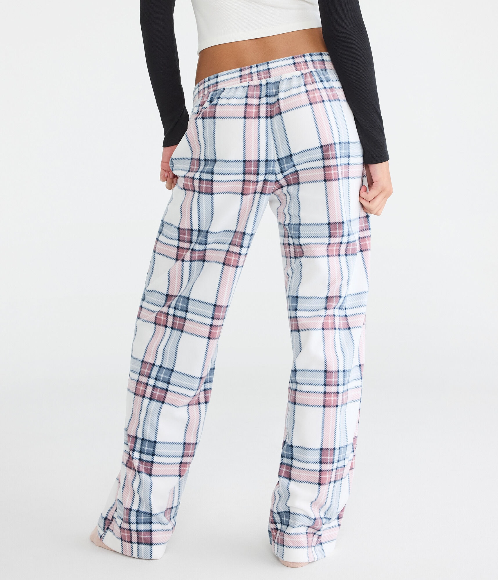 Plaid Polyfleece Sleep Pants