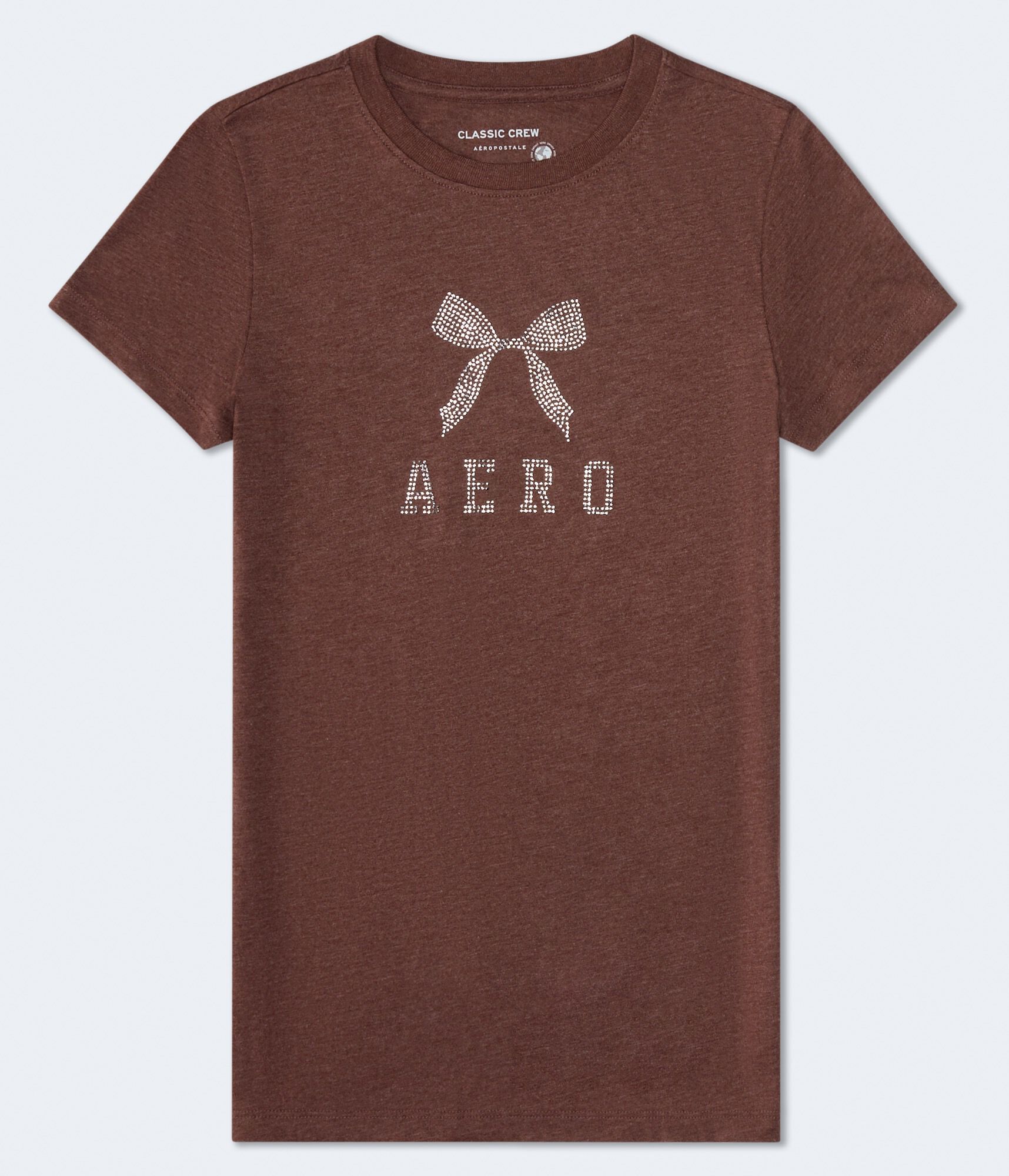 Aero Rhinestone Bow Graphic Tee