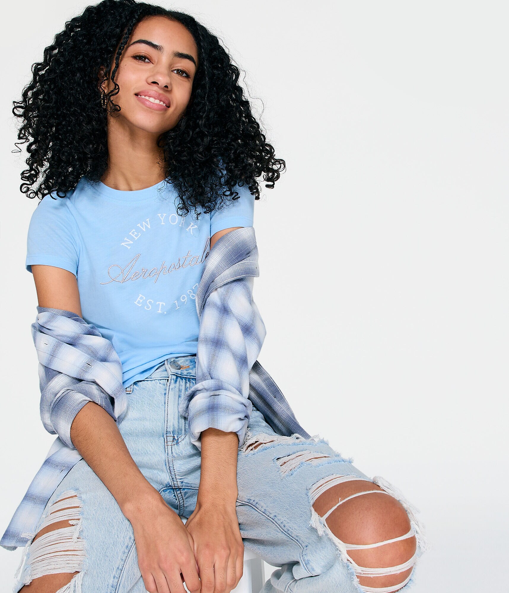 Aeropostale New York Circle Graphic Tee