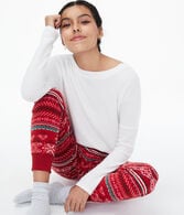 Fair Isle Polyfleece Joggers