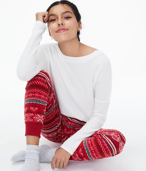 Fair Isle Polyfleece Joggers Fair Isle Polyfleece Joggers
