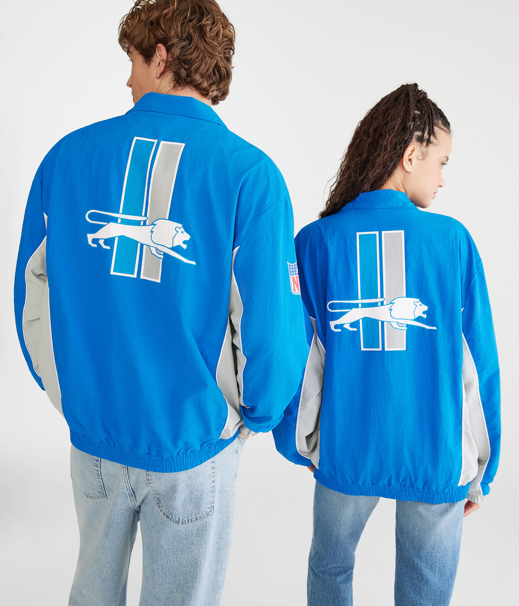Detroit Lions Full-Zip Track Jacket