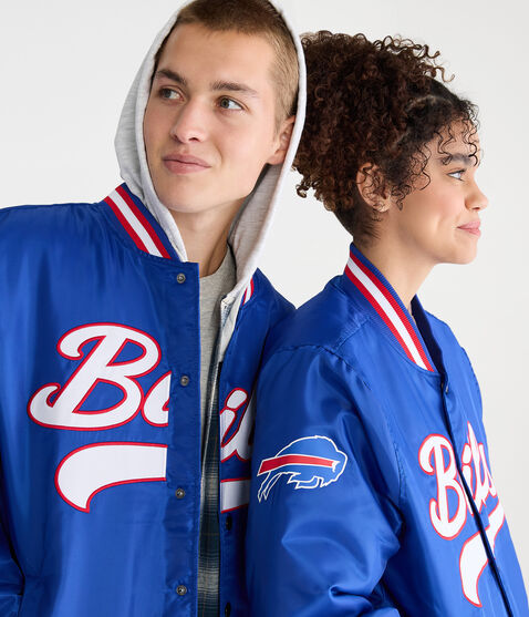 Buffalo Bills Satin Bomber Jacket Buffalo Bills Satin Bomber Jacket