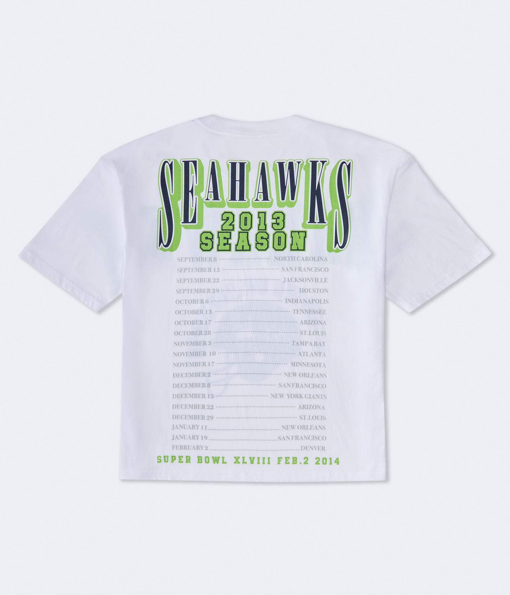 Seattle Seahawks Super Bowl Boxy Graphic Tee