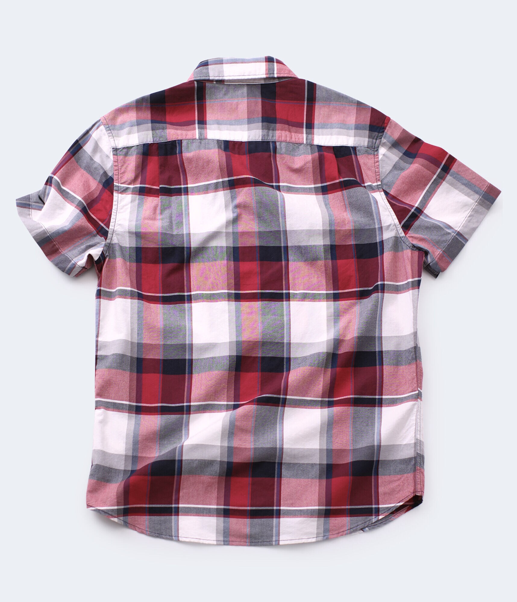 Americana Plaid Button-Down Shirt