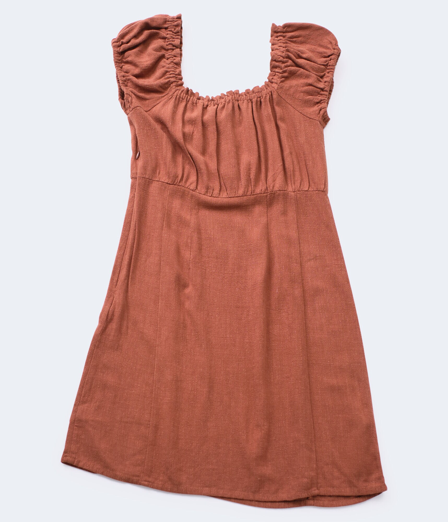 Keyhole Empire-Waist Dress***