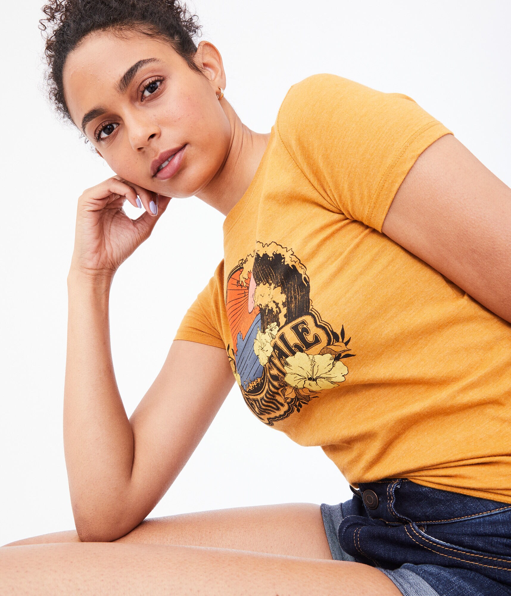 Aeropostale Sunset Graphic Tee