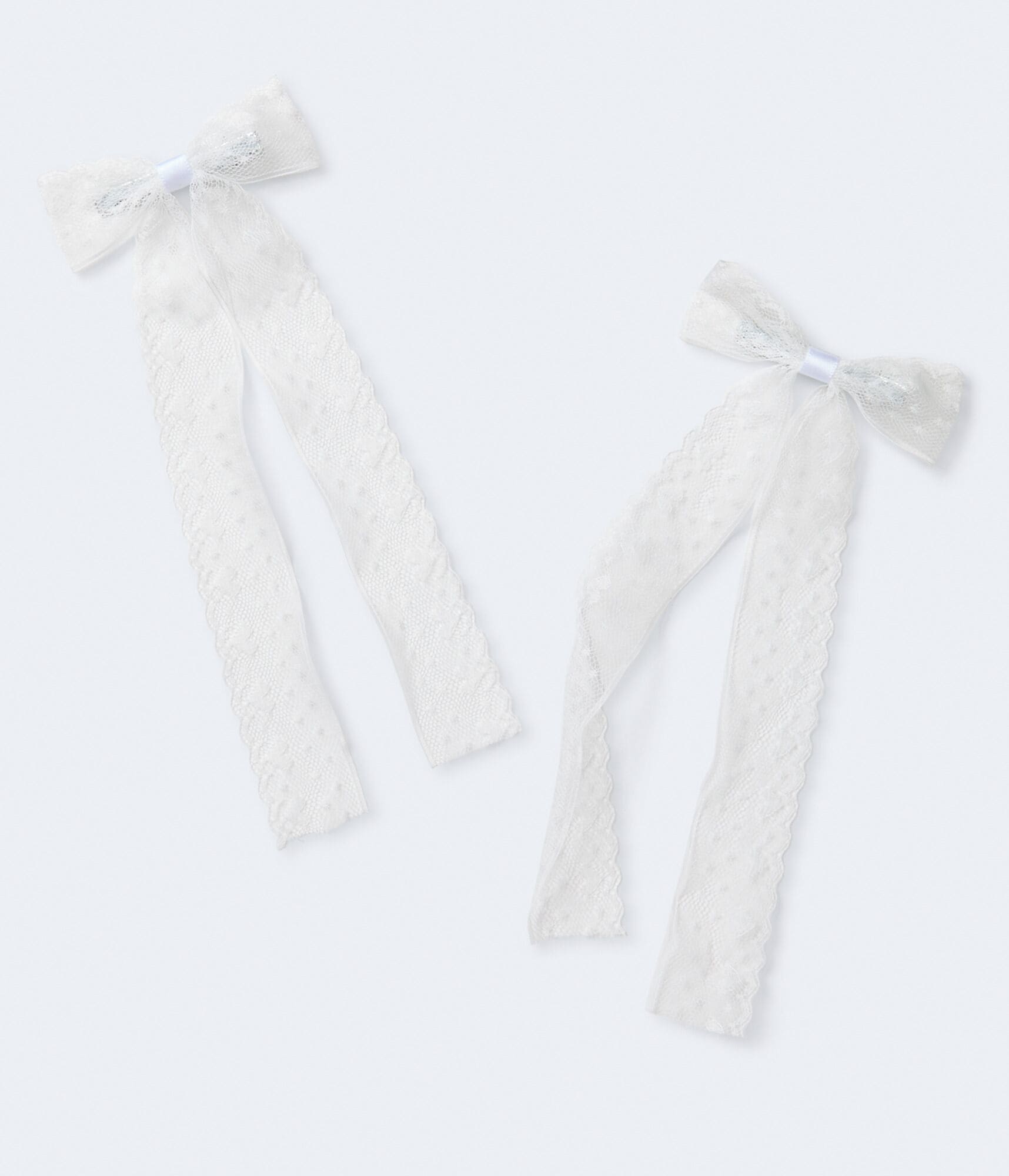 Lace Long Bow Hair Clip
