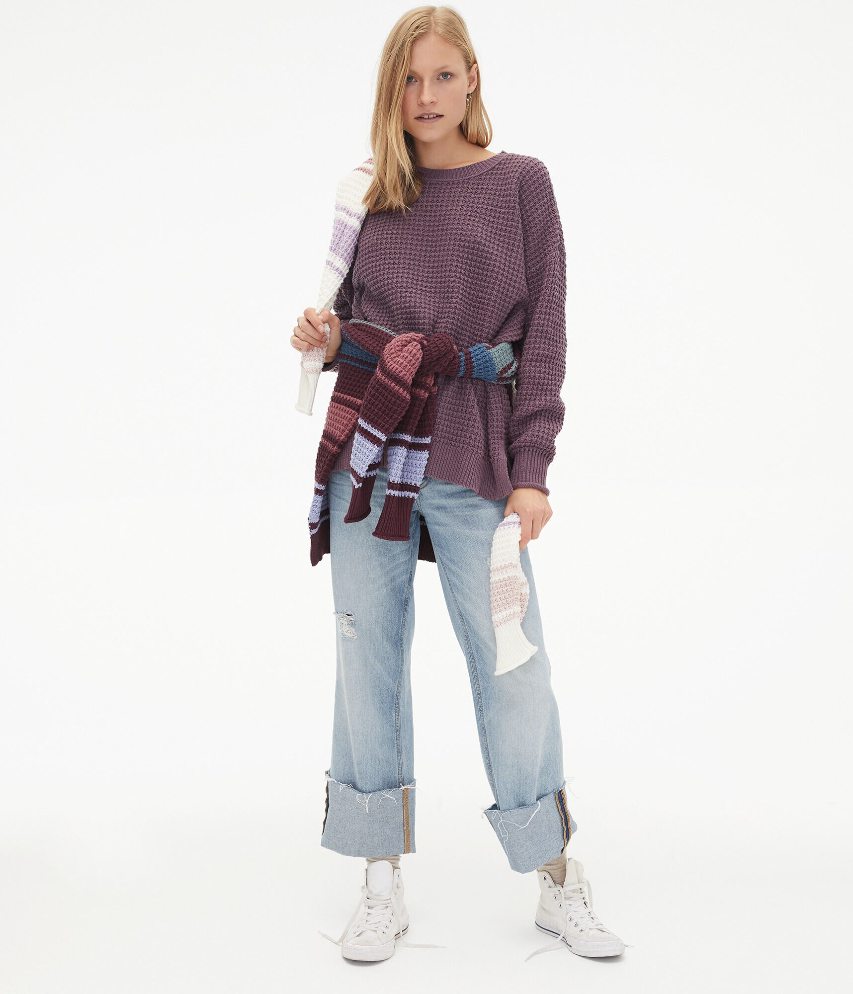 Solid Crew Tunic Sweater