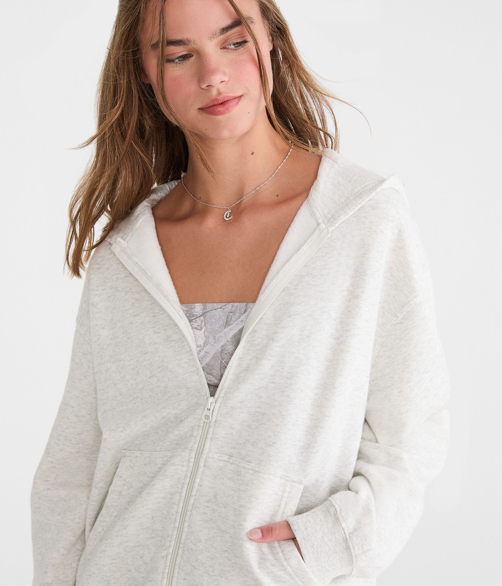 Cloud Soft Oversized Full-Zip Hoodie