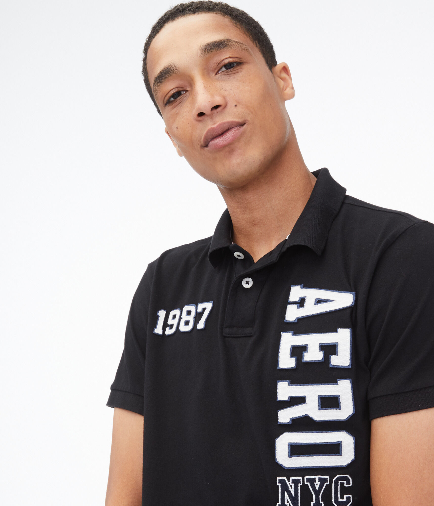 Vertical Aero Graphic Piqu&eacute; Polo