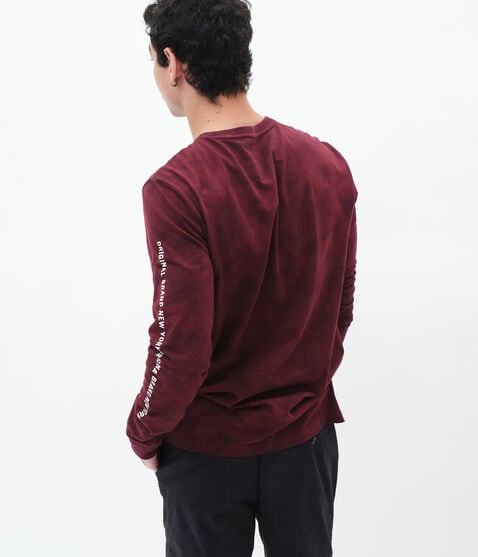 Long Sleeve Aero 1987 Tie-Dye Logo Graphic Tee Long Sleeve Aero 1987 Tie-Dye Logo Graphic Tee