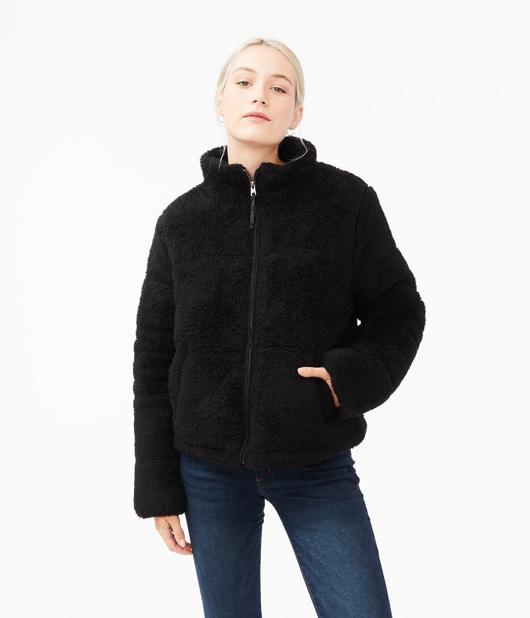 Faux Fur Puffer Jacket