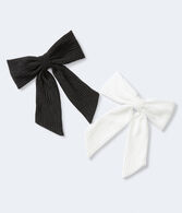 Textured Bow Hair Clip 2-Pack