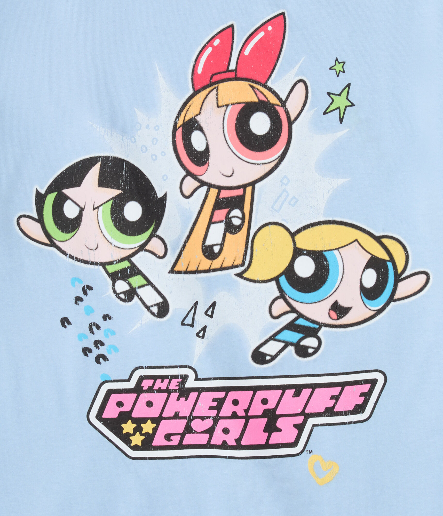 The Powerpuff Girls Oversized Graphic Tee
