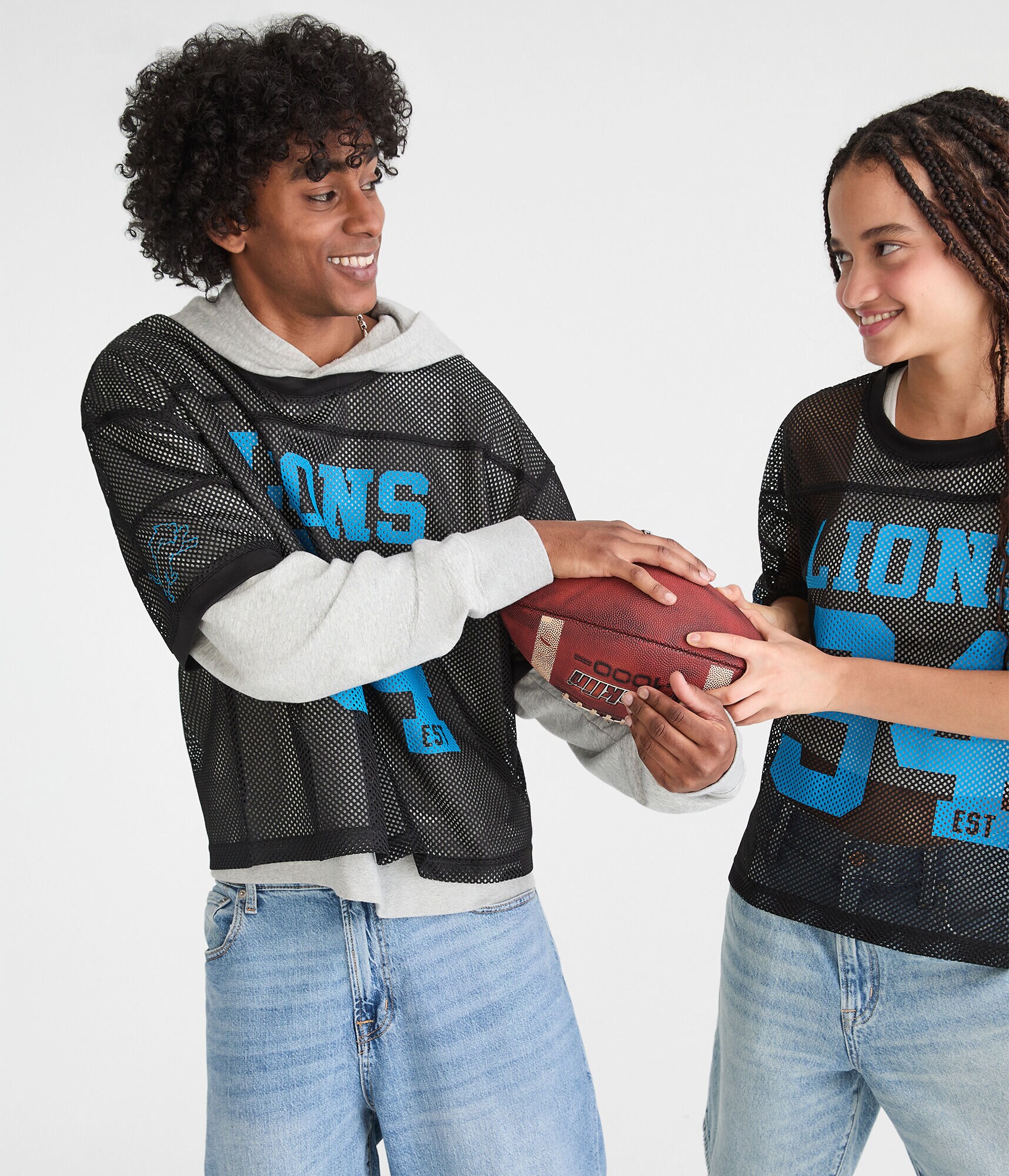 Detroit Lions Mesh Graphic Tee