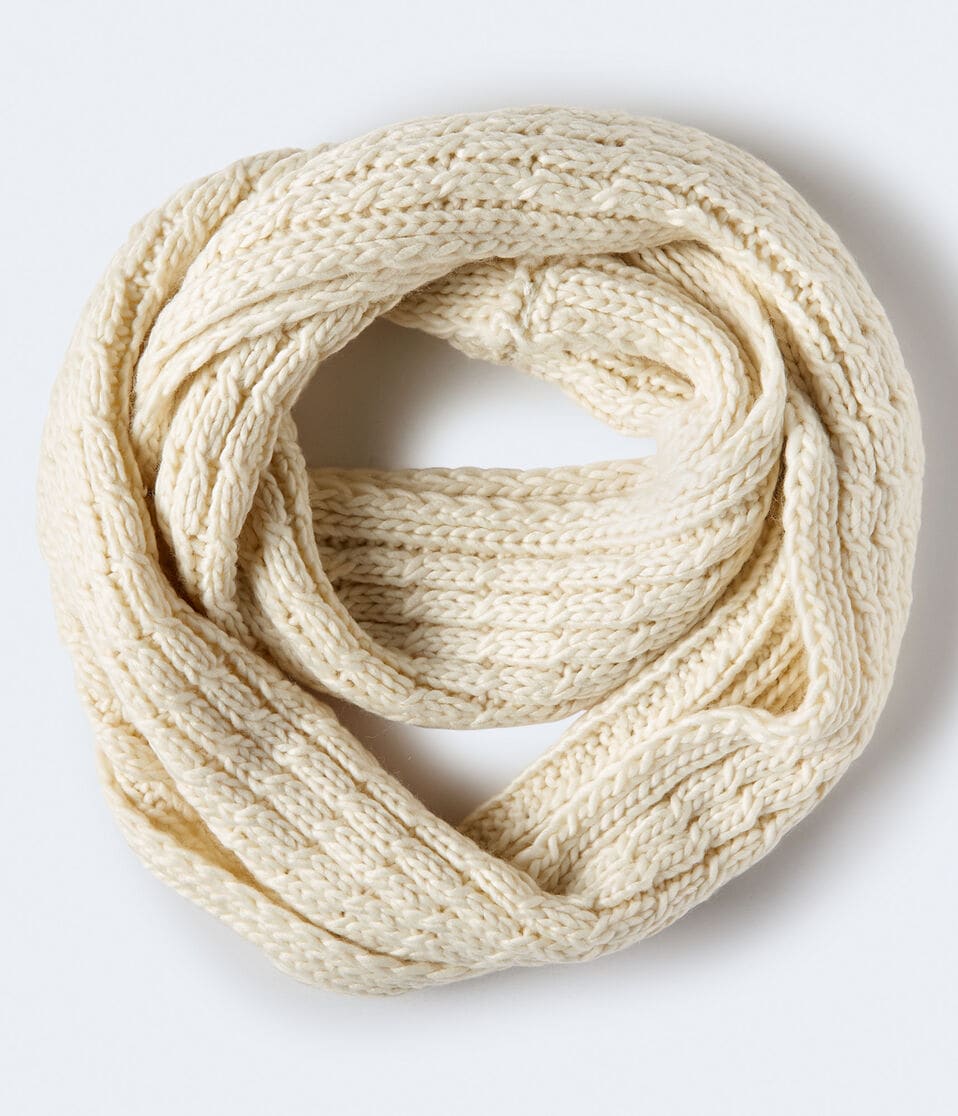 Cable Knit Infinity Scarf - Main Image