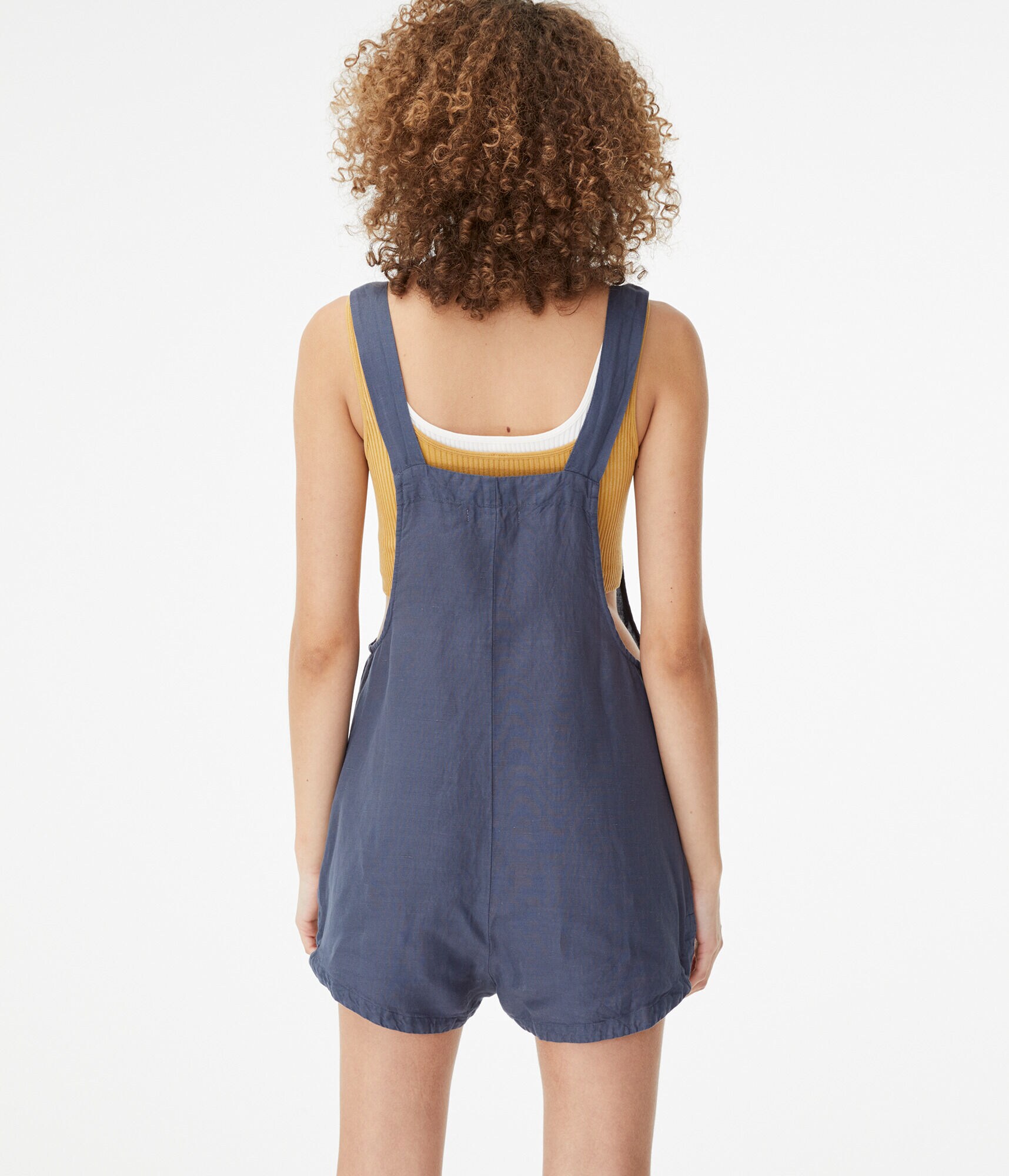 Linen Shortalls
