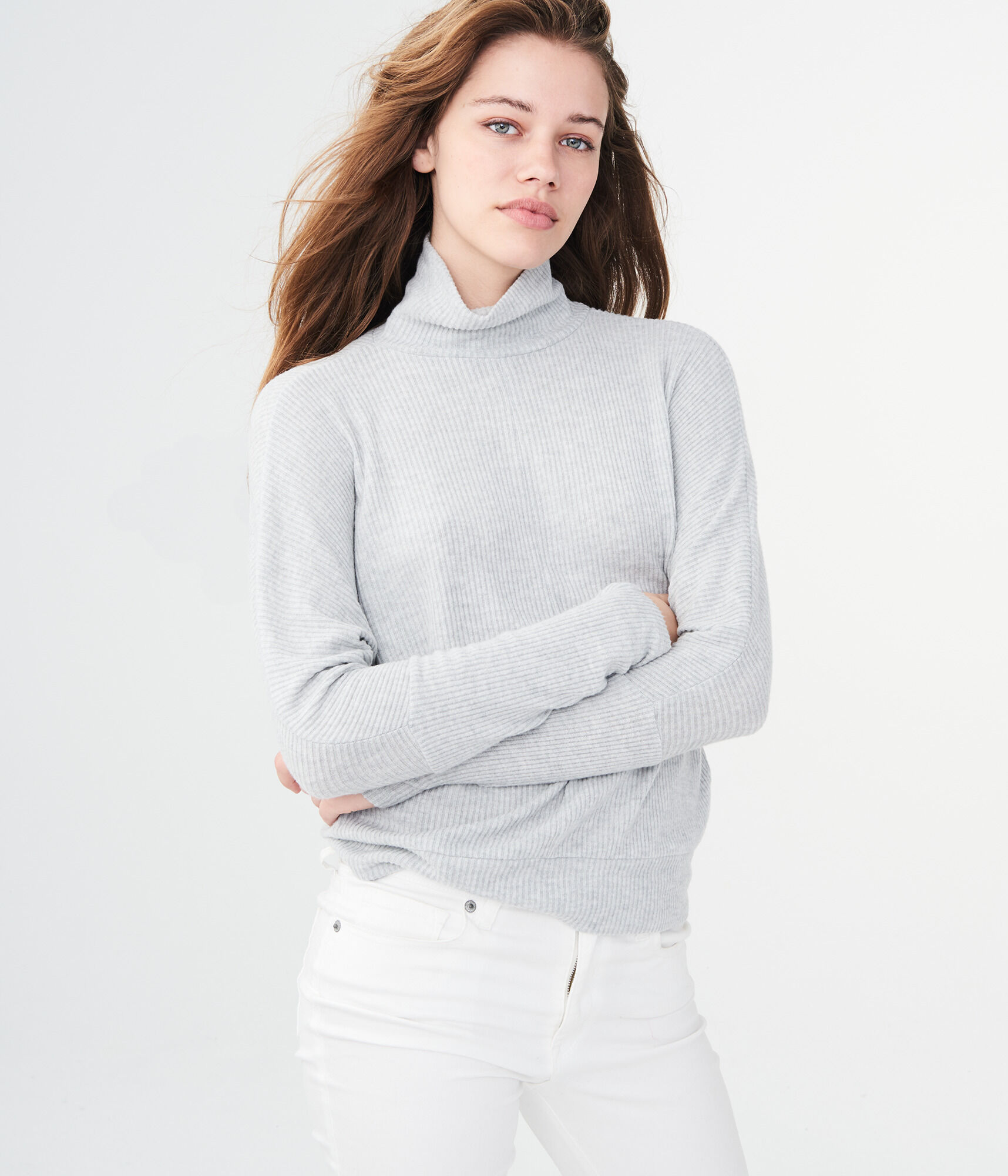 トップス American sleeve tleneck tops diante Long Sleeve Asymmetrical Top – LISSA the Shop, LLC