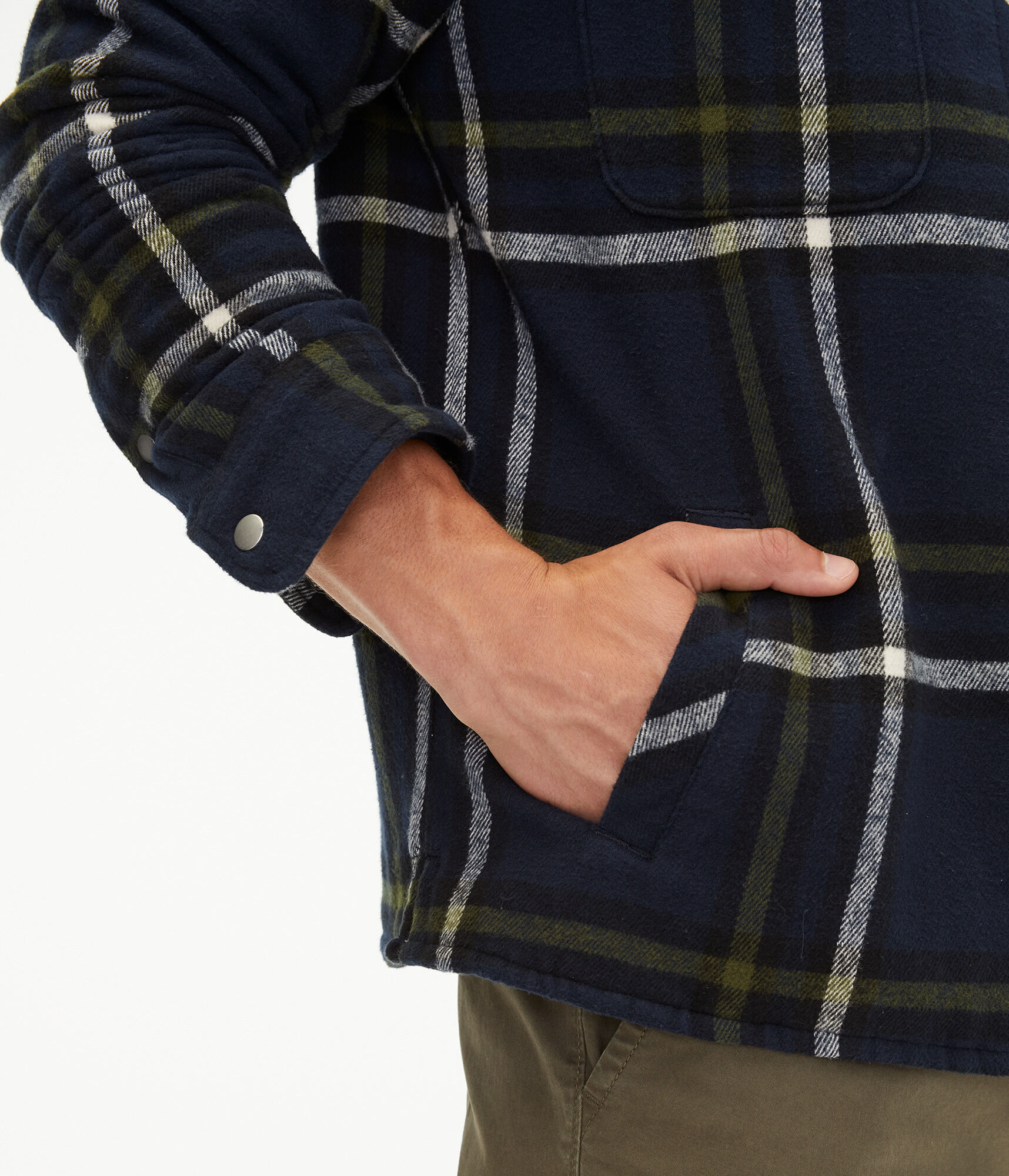 Long Sleeve Plaid Shacket