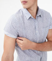 Geometric Dot Button-Down Shirt