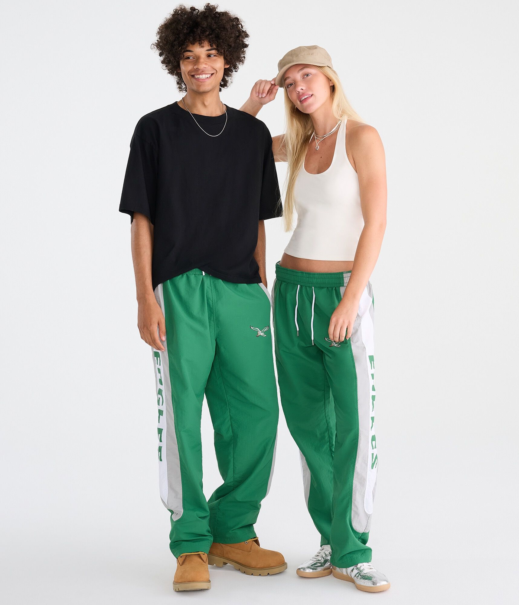 Philadelphia Eagles Nylon Track Pants