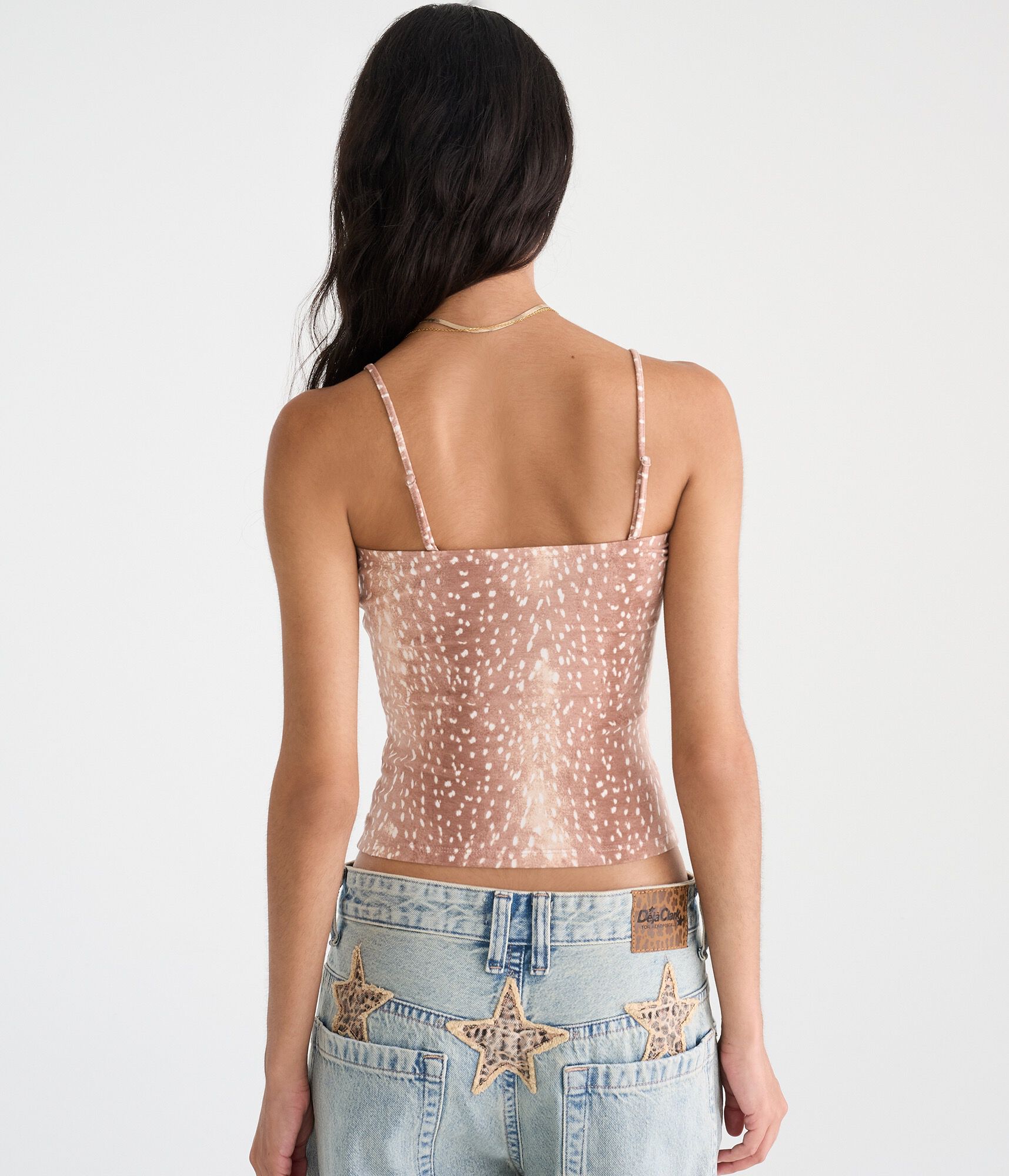 D&eacute;j&agrave; For Aero Deer Print Tube Top